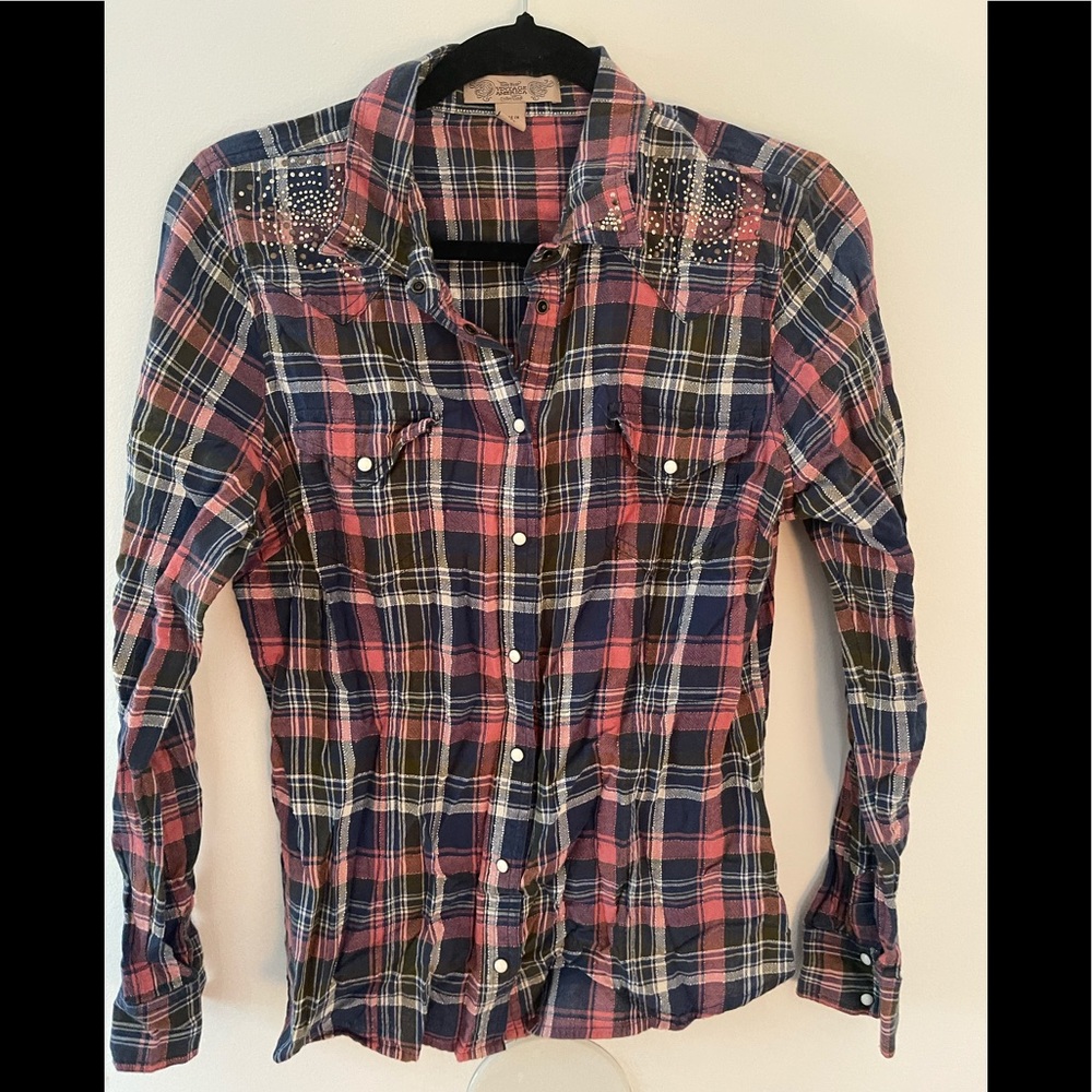 Nine West Flannel Top